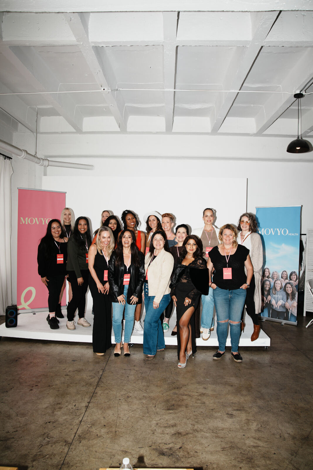 A room of women in a sunlit LA loft